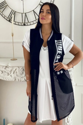 Жилет 9054 черный последний размер